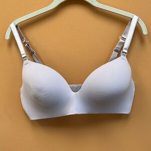 Auden 38D nursing lightly lined wirefree bra, color lilac